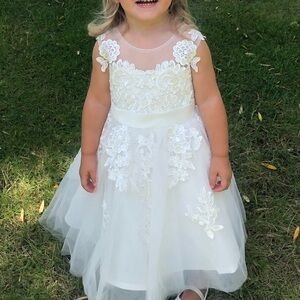Tea length flower girl dresses! 2 dresses available